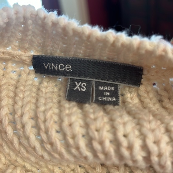 Vince womens XS cream sweater - Picture 9 of 10